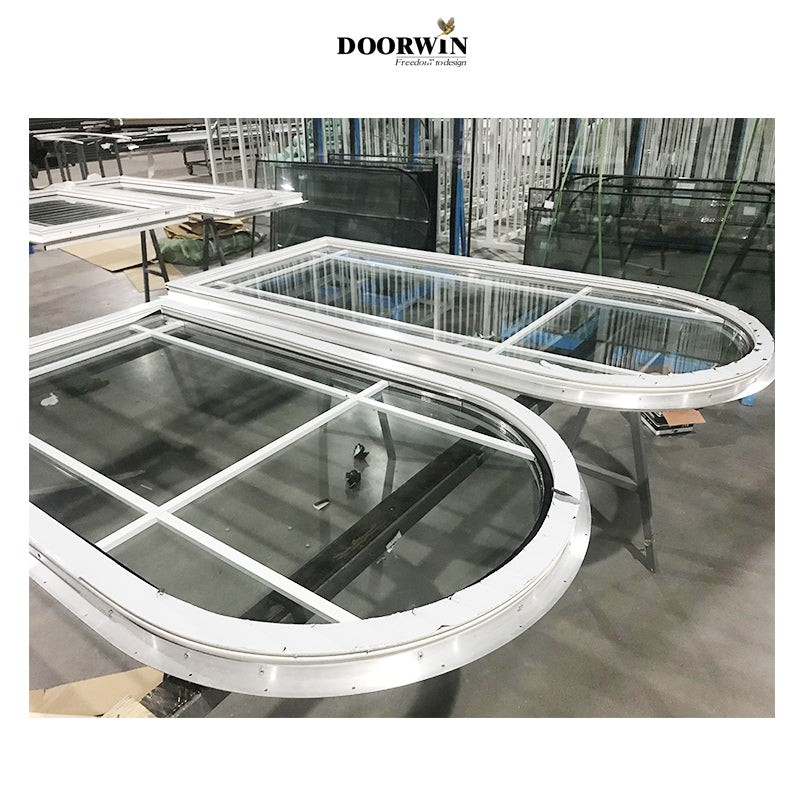 Doorwin 2021NFRC Standard factory made Double Glazed wood aluminum crank casement Windows