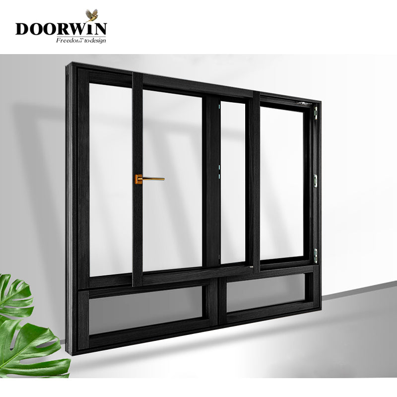 Doorwin 2021Hot sales used commercial glass sliding/sensor doors/ aluminium sliding&tilt-window safety designs