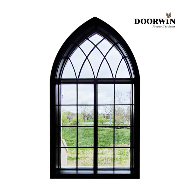 Doorwin 202110 Year Warranty Energy Efficient USA NFRC Standard Fire Rated Aluminium tempered glass fixed Corner window