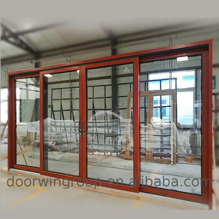 Doorwin 2021Hot selling 100% good comments custom certified supplier sliding patio doors size cost of doorwin