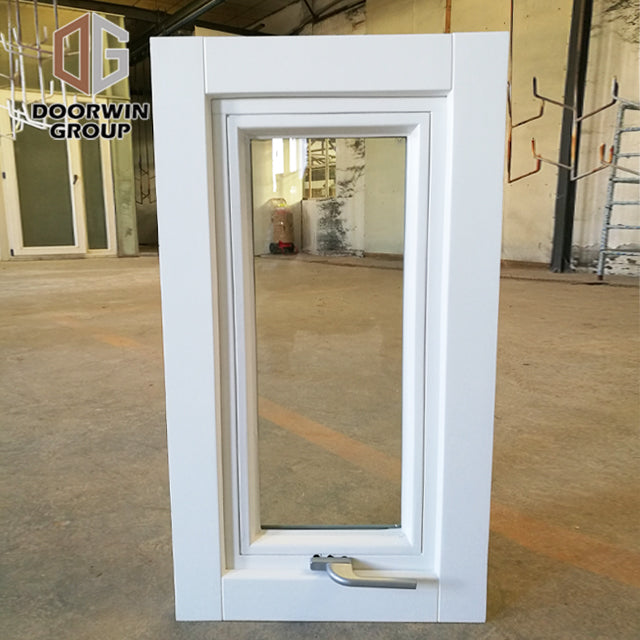 Doorwin 202115 Days lead time NFRC double glazed pine wood removable screen frame outward opening windows