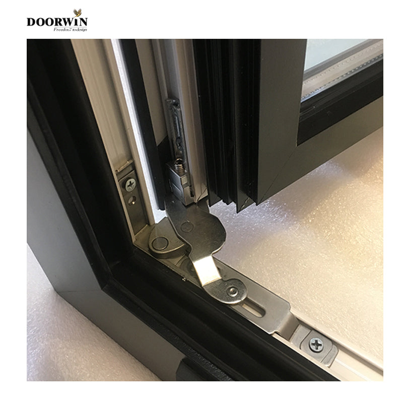 Doorwin 2021customized thermal break aluminum newest stainless steel window hinges specification of aluminium doors and windows side hinged