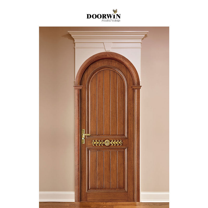 Doorwin 2021Chinese Latest Modern Design Solid Core Veneer Skin Interior Room Wooden Door