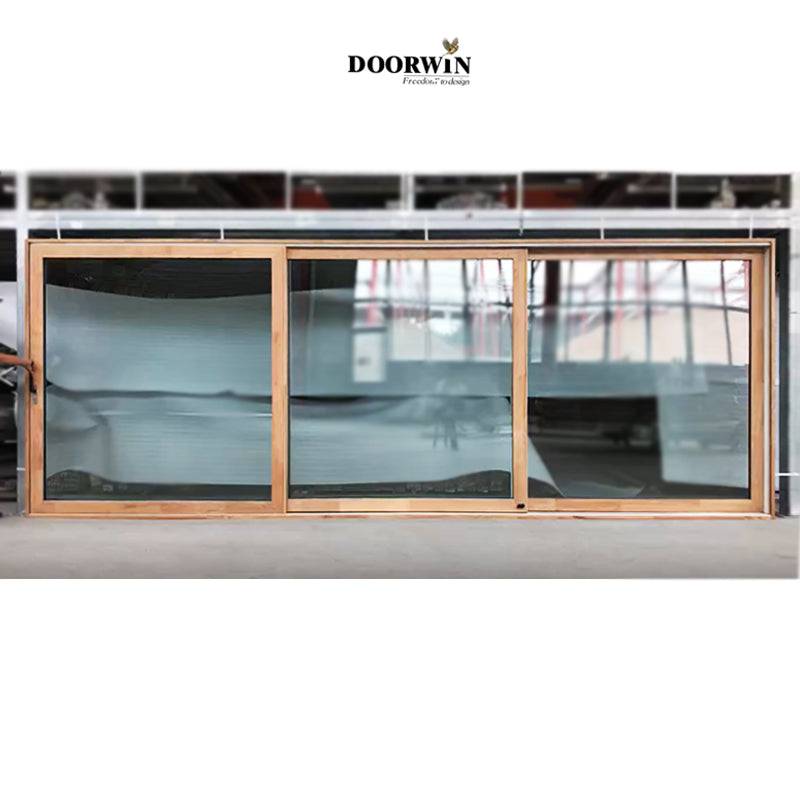 Doorwin 2021Rice paper sliding door partition wall overhang system Horizontal semi-automatic sliding trap doors