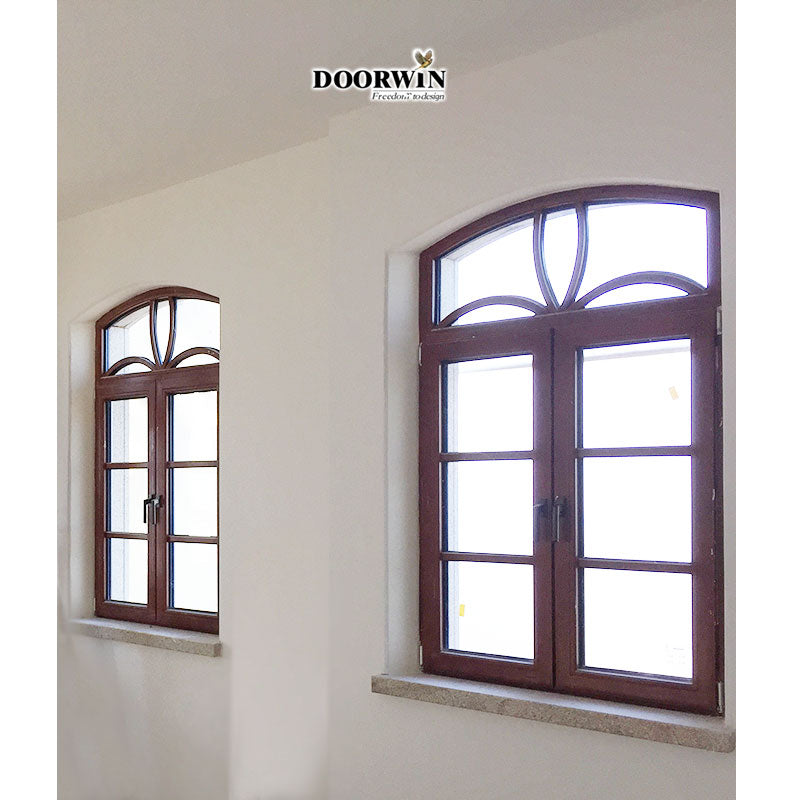 Doorwin 2021arched window frame with colonial bars-For San Francisco California Client