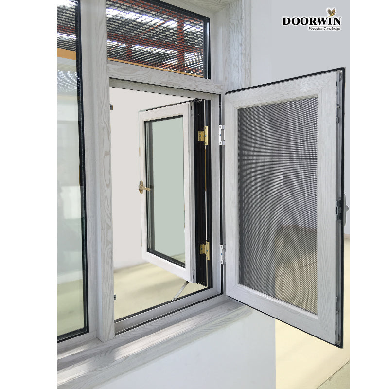 Doorwin 2021New design double low-e glass aluminium casement window