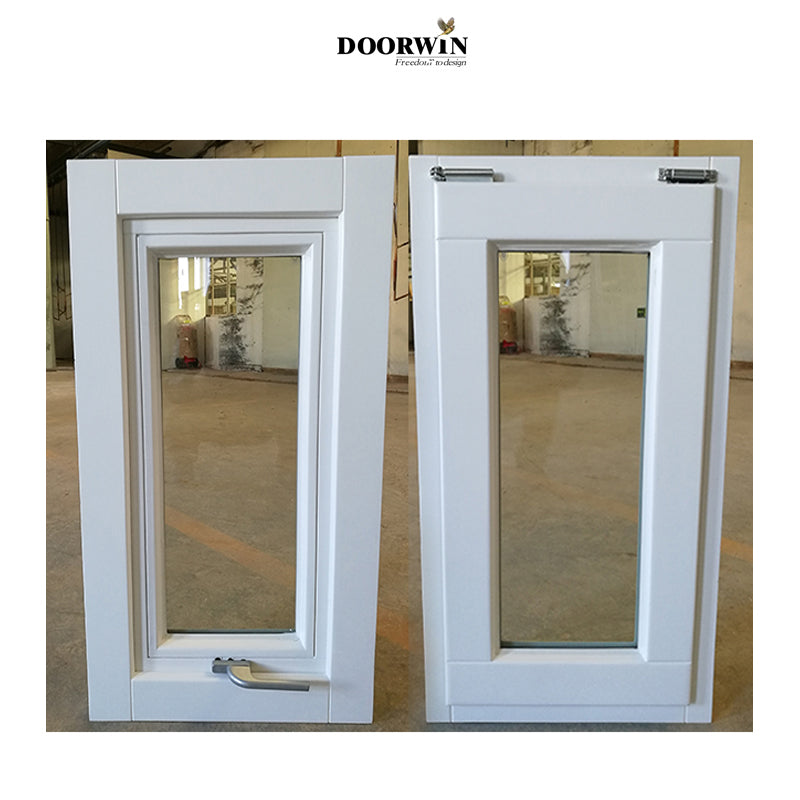 Doorwin 2021Low-E coating double glass 10 years warranty excellent ventilation push out awning windows for kitchen toilet small bathroom