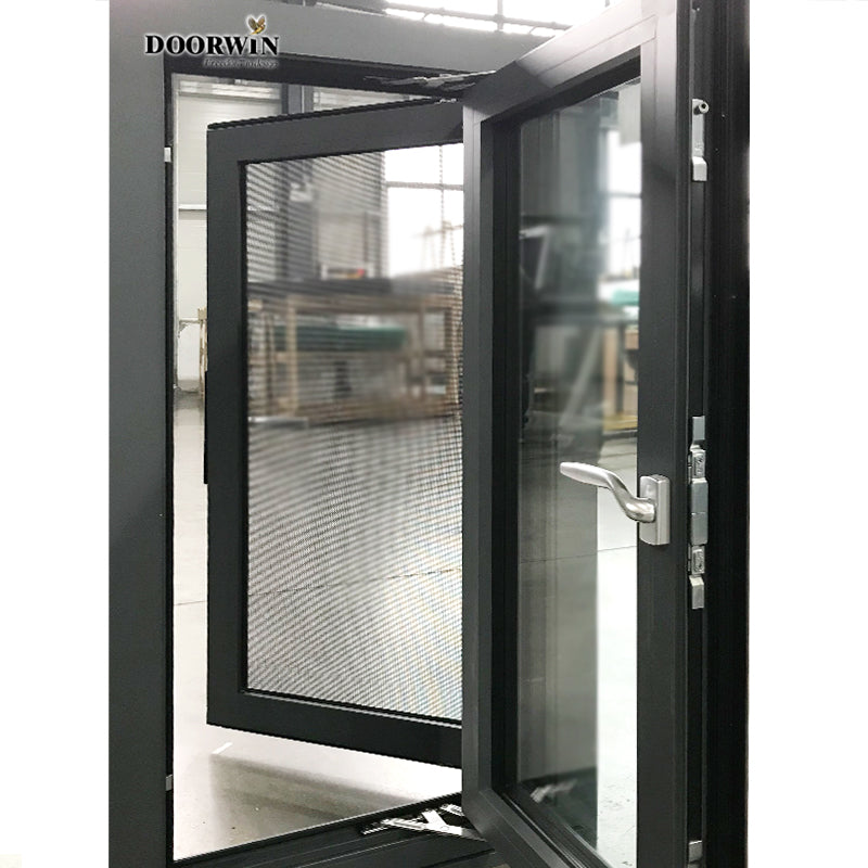 Doorwin 202130% discount window manufacturers waterproof soundproof double tempered glass casement security windows