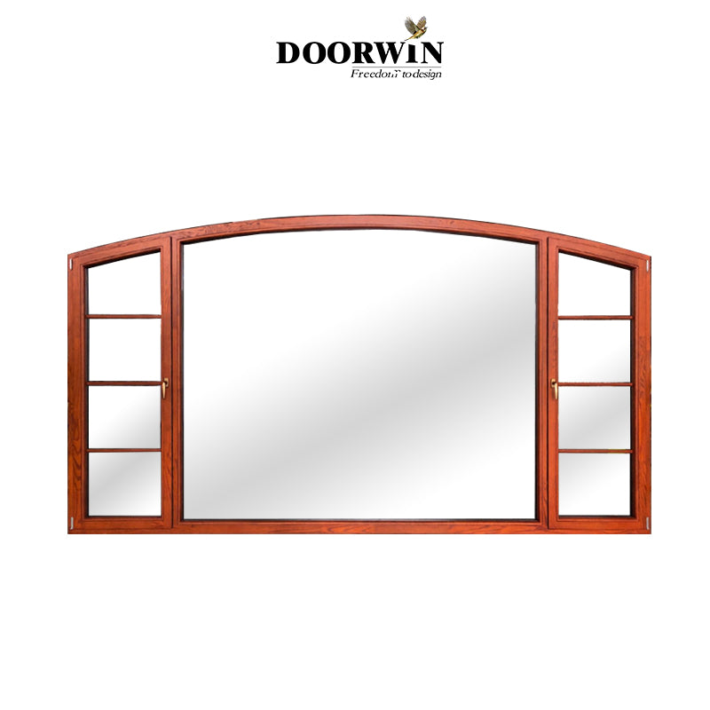 Doorwin 2021Wholesale Aluminum Clad Wood Window Price Replacement Windows for Sale