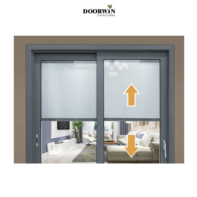 Doorwin 2021China top suppliers aluminium frame water proof double glazed lift sliding glass doors