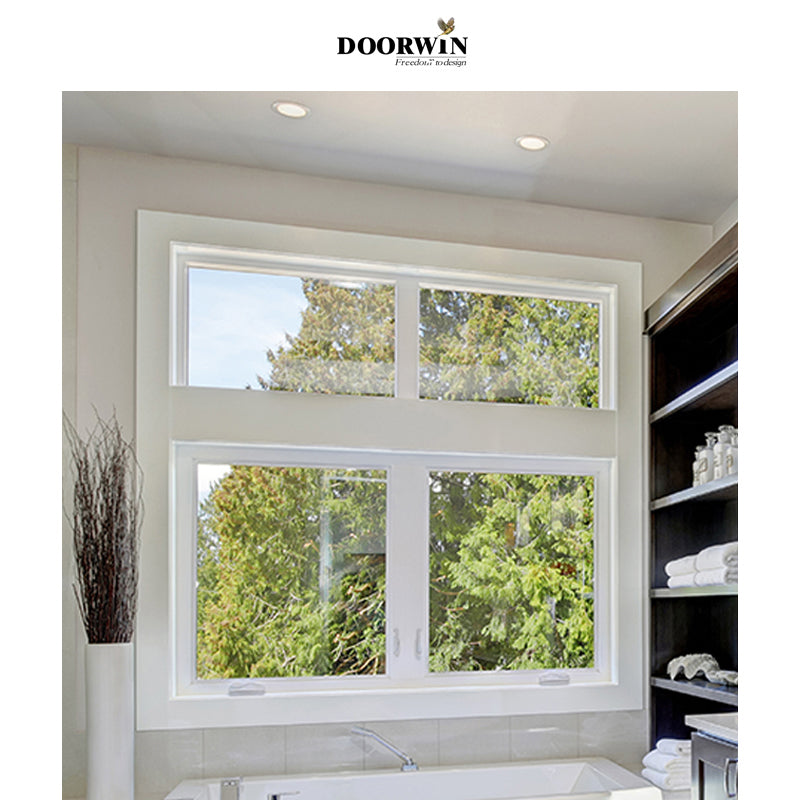 Doorwin 2021China Big Factory Good Price crank out by foldable handle casement UPVC frame windows