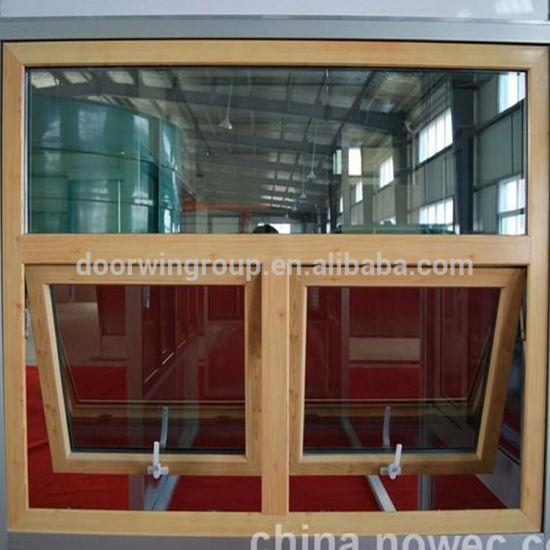 DOORWIN 2021High Quality Awning Window Made of Solid Oak Wood and Tempered Double Glazing Glasses by Ce Vertified - China Awning Window, Wood Window