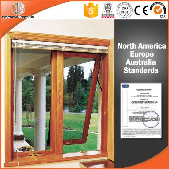 DOORWIN 2021High Quality Awning Window with Solid Oak Wood Window, Highly Praised and Customized Size of Aluminum Awning Windows - China Aluminum Awing Window, Aluminum Window