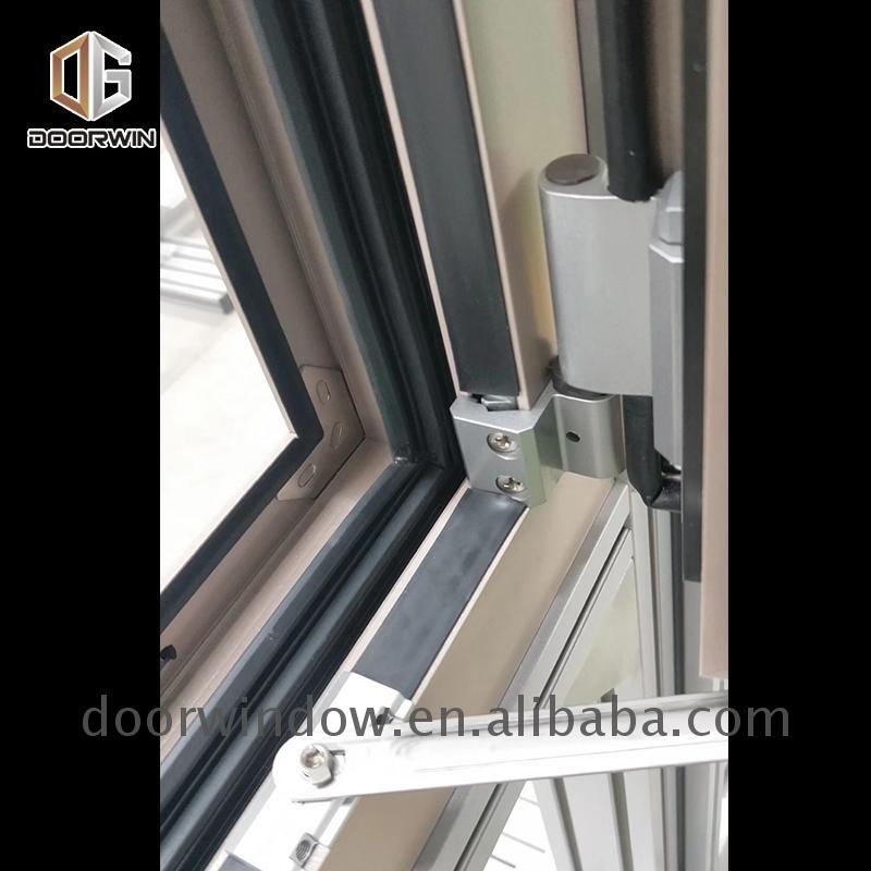 DOORWIN 2021High efficiency hollow glass swing window heat strengthened german hardware
