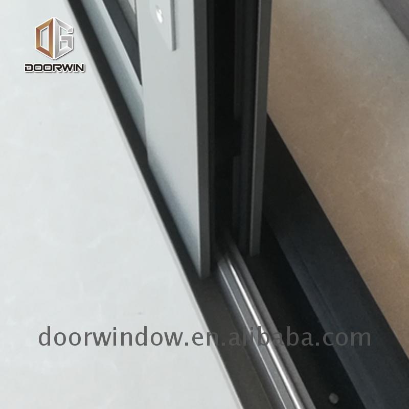 DOORWIN 2021High quality double horizontal sliding windows glazed aluminium