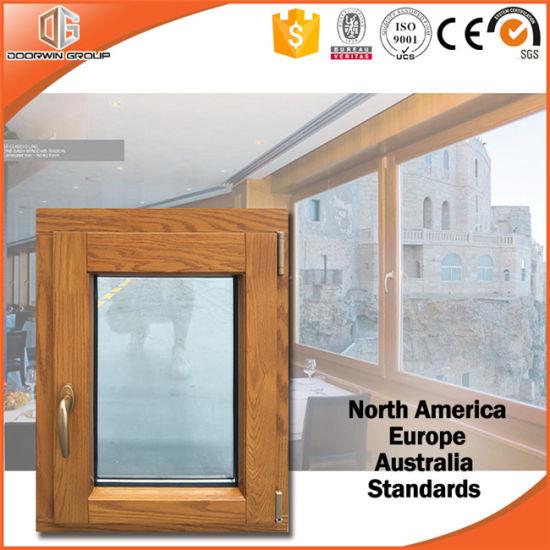 DOORWIN 2021Highly Praised Aluminum Clading Solid Wood Casement Window, Durable Joints on The Wood Aluminum Frames - China Aluminum Window, Window