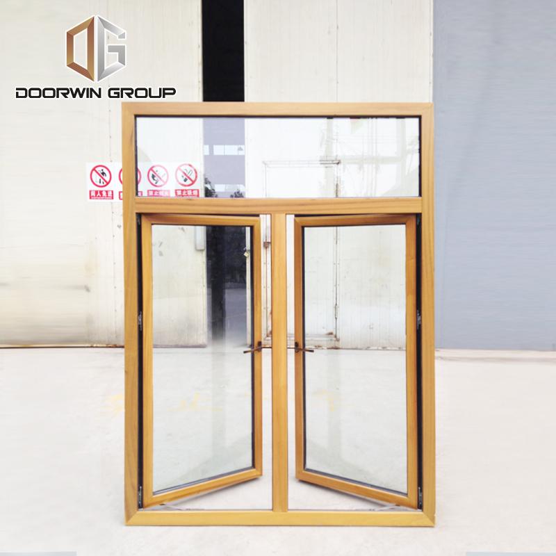 DOORWIN 2021Hot Sale fitting wooden windows extruded aluminium window frames external frame