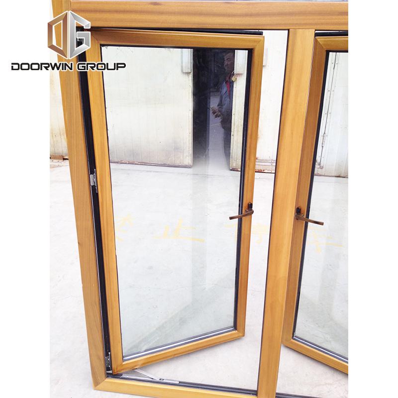 DOORWIN 2021Hot Sale fitting wooden windows extruded aluminium window frames external frame