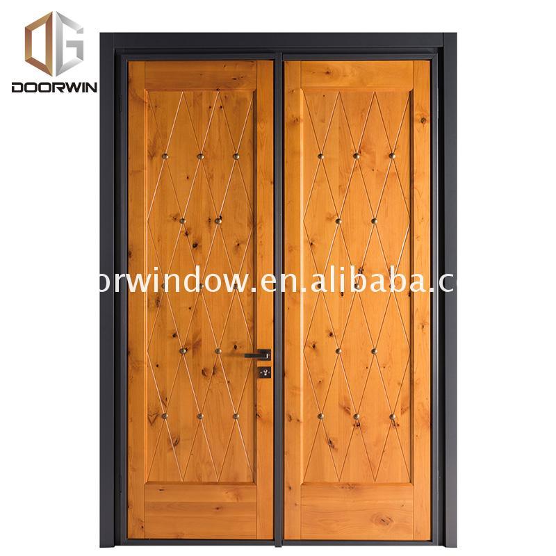 DOORWIN 2021Hot Sale garage door rails front entrance french doors security
