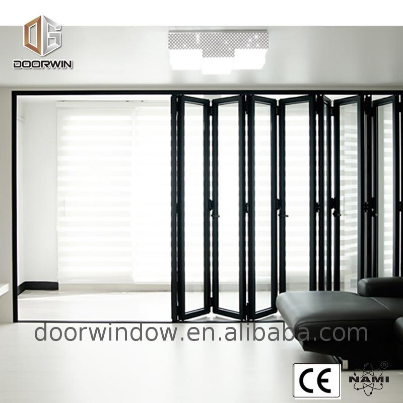 DOORWIN 2021Hot Sale powder coated aluminium bifold doors plain origin prices