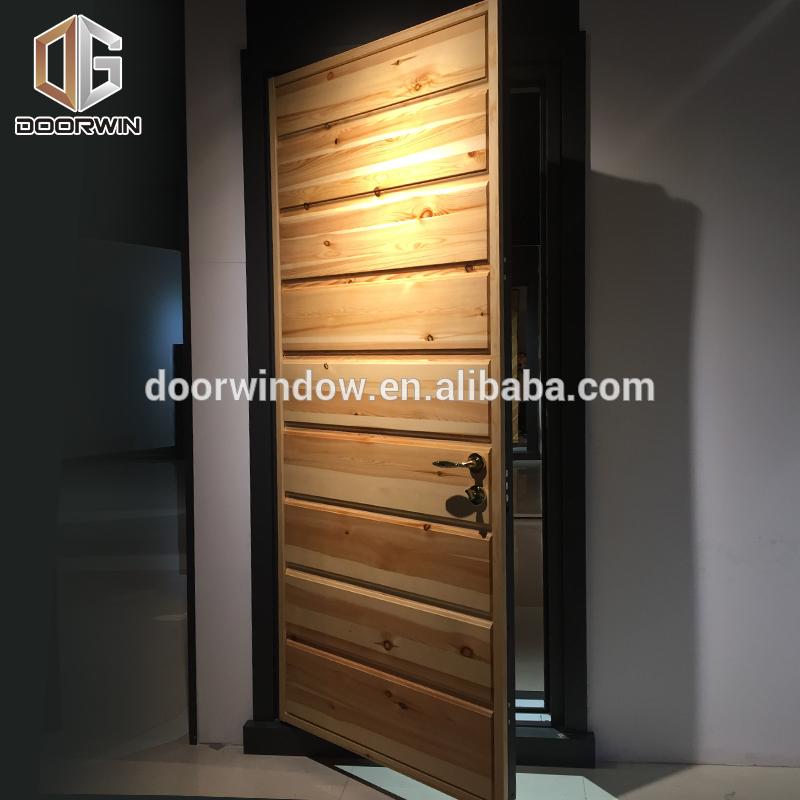 DOORWIN 2021Hot new products wood aluminum composite frame front entrance security door by Doorwin on Alibaba