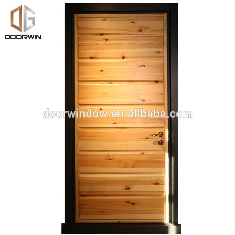 DOORWIN 2021Hot new products wood aluminum composite frame front entrance security door by Doorwin on Alibaba