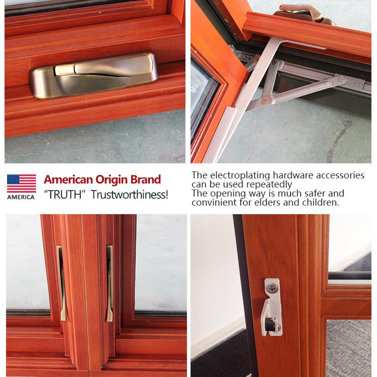 DOORWIN 2021Hot selling harvey casement windows hardwood german