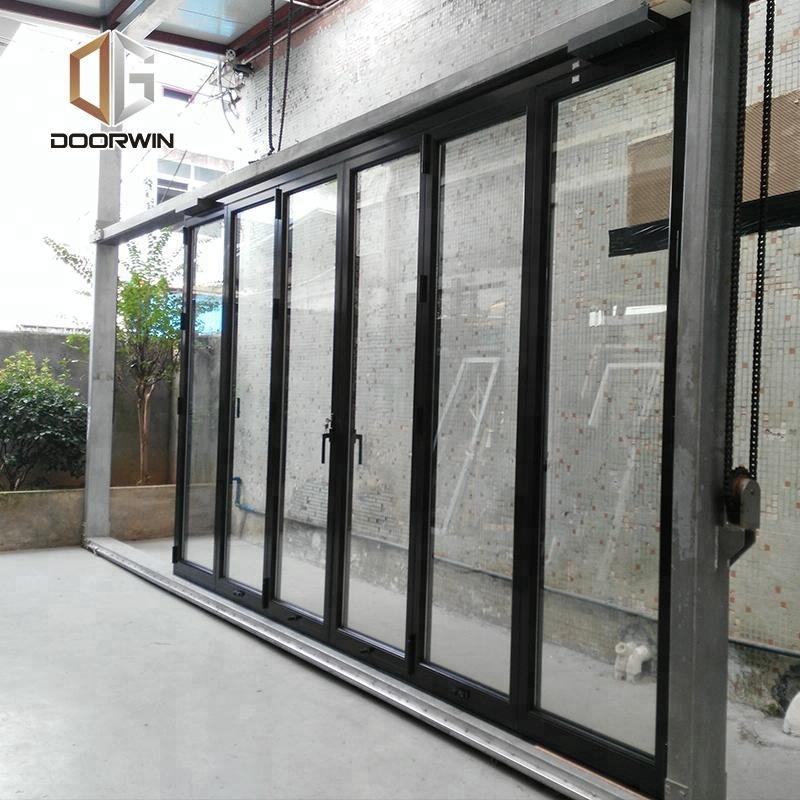 DOORWIN 2021Hot selling products Bi-fold Door With Double Glazed Bi Folding aluminum window and door with fly screenby Doorwin on Alibaba