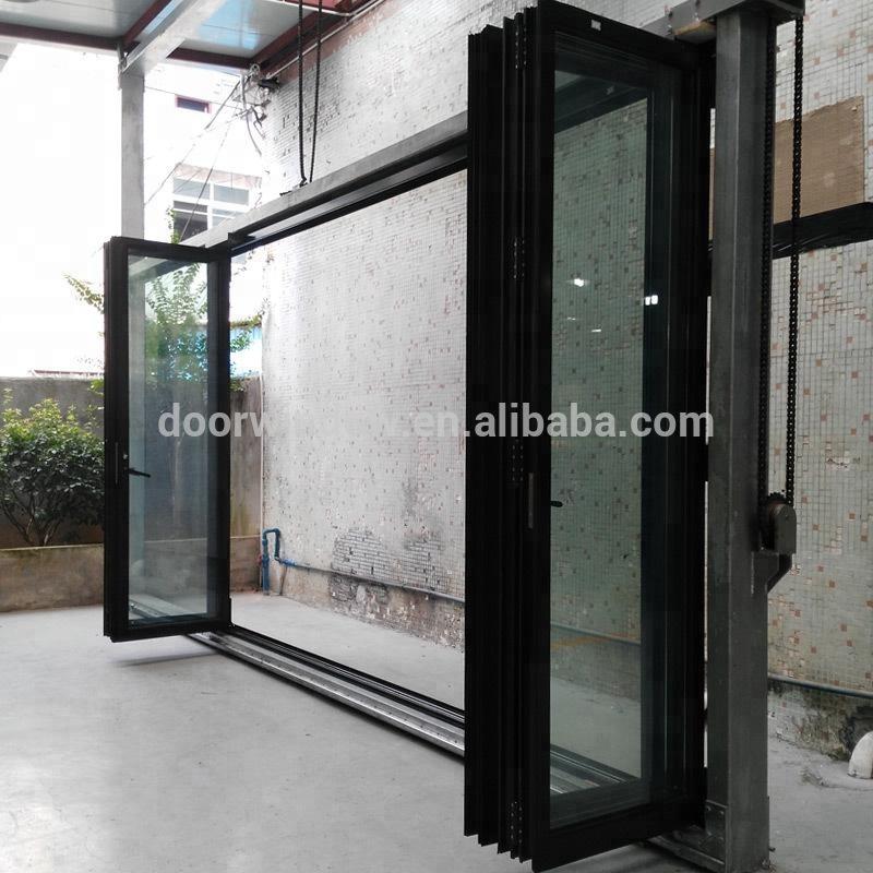 DOORWIN 2021Hot selling products Bi-fold Door With Double Glazed Bi Folding aluminum window and door with fly screenby Doorwin on Alibaba