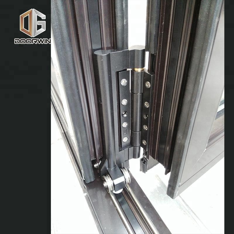 DOORWIN 2021Hot selling products Bi-fold Door With Double Glazed Bi Folding aluminum window and door with fly screenby Doorwin on Alibaba