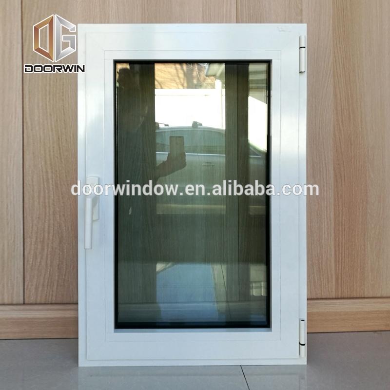 DOORWIN 2021Houston cheap sound proof 36 x 42 white thermal break aluminum casement window by Doorwin