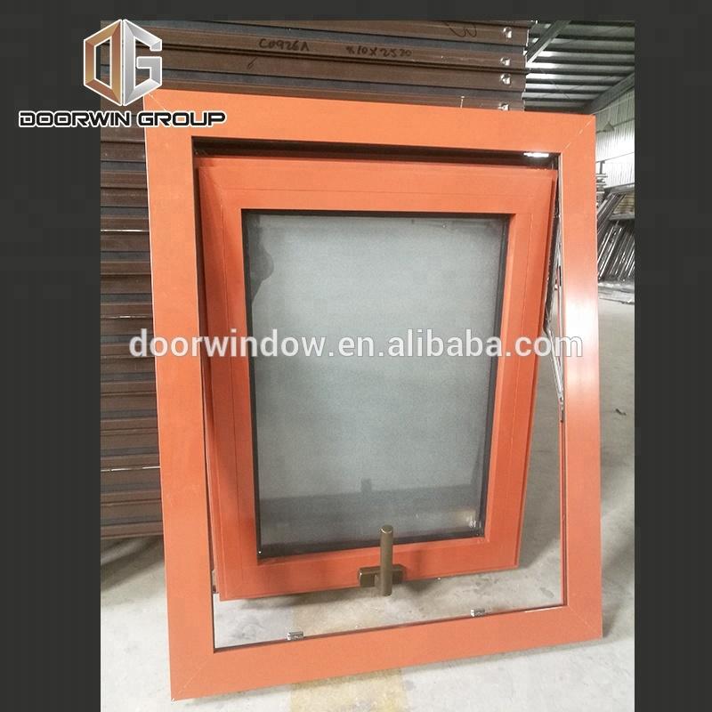 DOORWIN 2021Impact resistant awning windows glass aluminum window hurricane by Doorwin on Alibaba