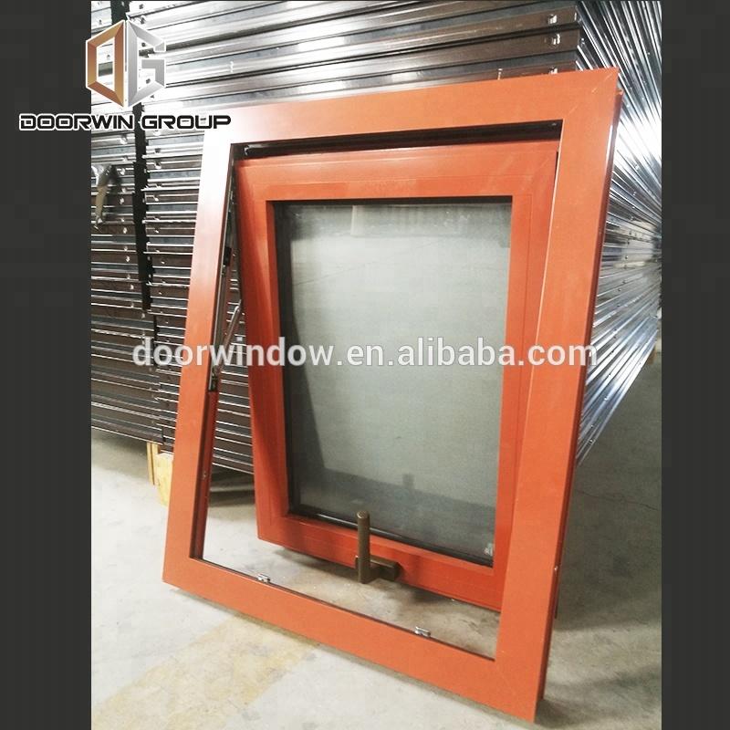 DOORWIN 2021Impact resistant awning windows glass aluminum window hurricane by Doorwin on Alibaba