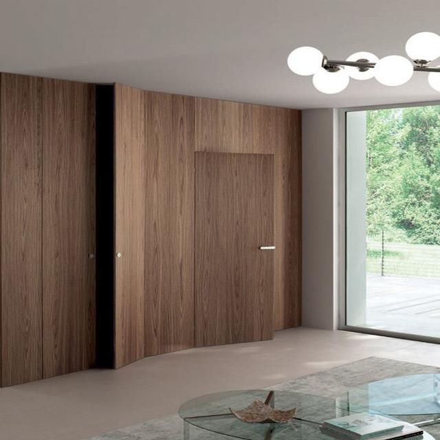 DOORWIN 2021Kent style interior flush door designs catalogue invisible door for villaby Doorwin