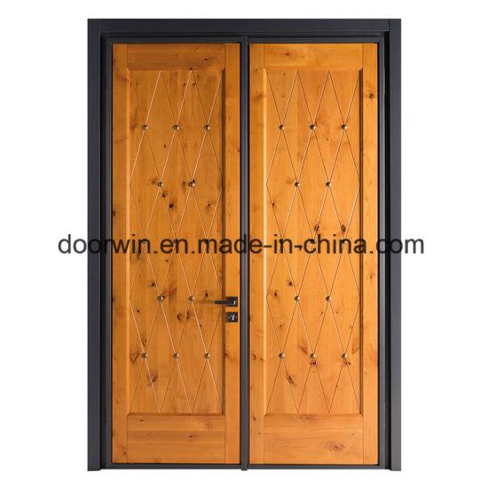 DOORWIN 2021Knotty Alder Wood Entrance Door - China American Front Door, American Style Entry Doors
