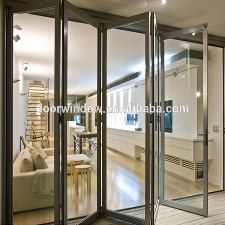 DOORWIN 2021Korea hardware thermal break aluminium ykk folding door by Doorwin
