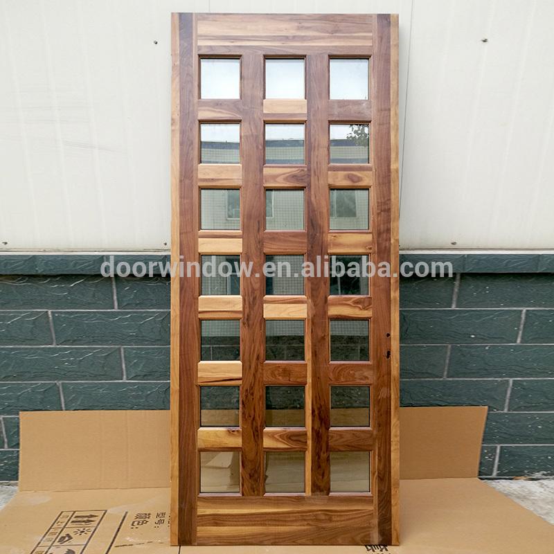 DOORWIN 2021Latest design wooden doors wood door pictures yellow color panel door in alibaba by Doorwin