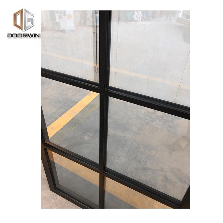 DOORWIN 2021Los Angeles black extruded aluminum tilt and turn commercial window for saleby Doorwin