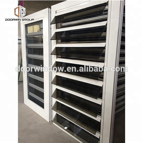 DOORWIN 2021Louver window frames glass interior shutter by Doorwin on Alibaba