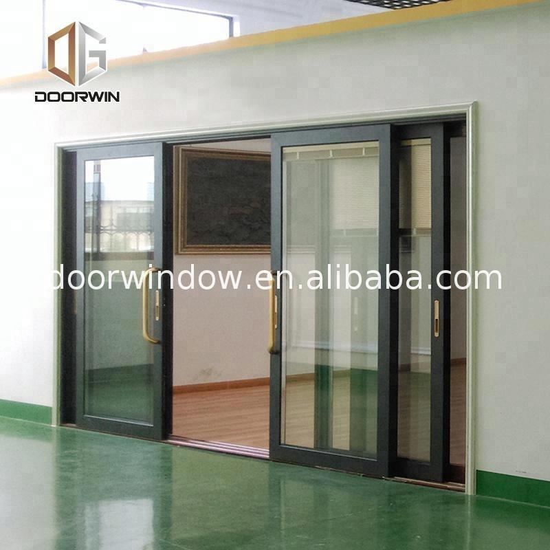 DOORWIN 2021Low price aluminum 96 x 80 sliding glass door with Nigerian style by Doorwin on Alibaba