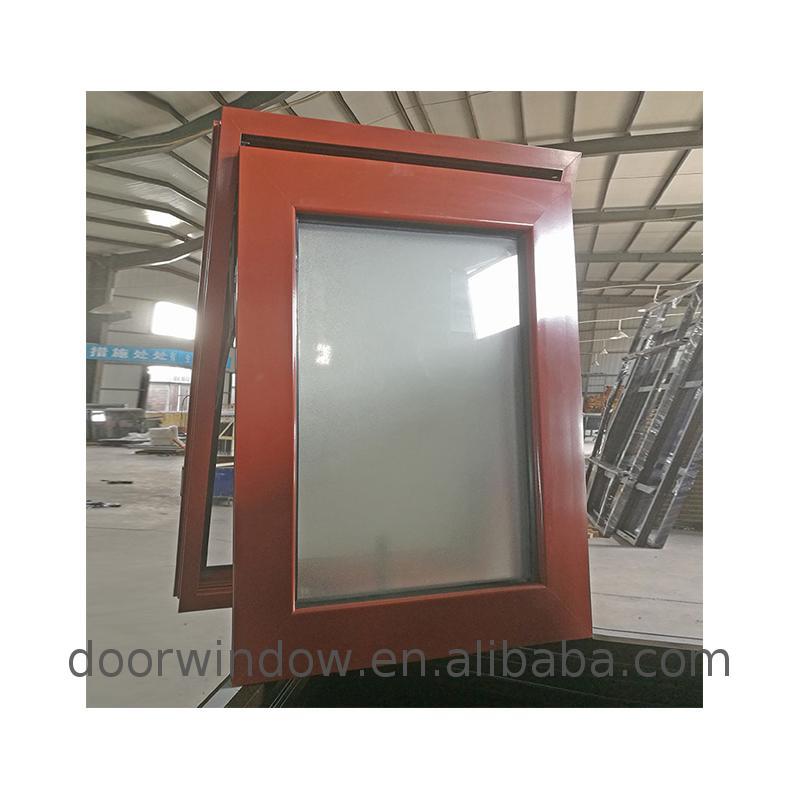 DOORWIN 2021Low price double pane windows noise reduction awning window curved aluminium frames