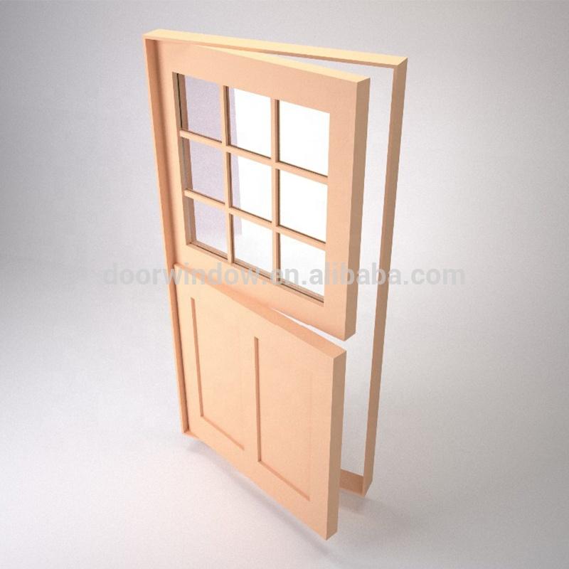 DOORWIN 2021Luxury Fashion Interior Wood Door,X Type Double Open Dutch Doorby Doorwin