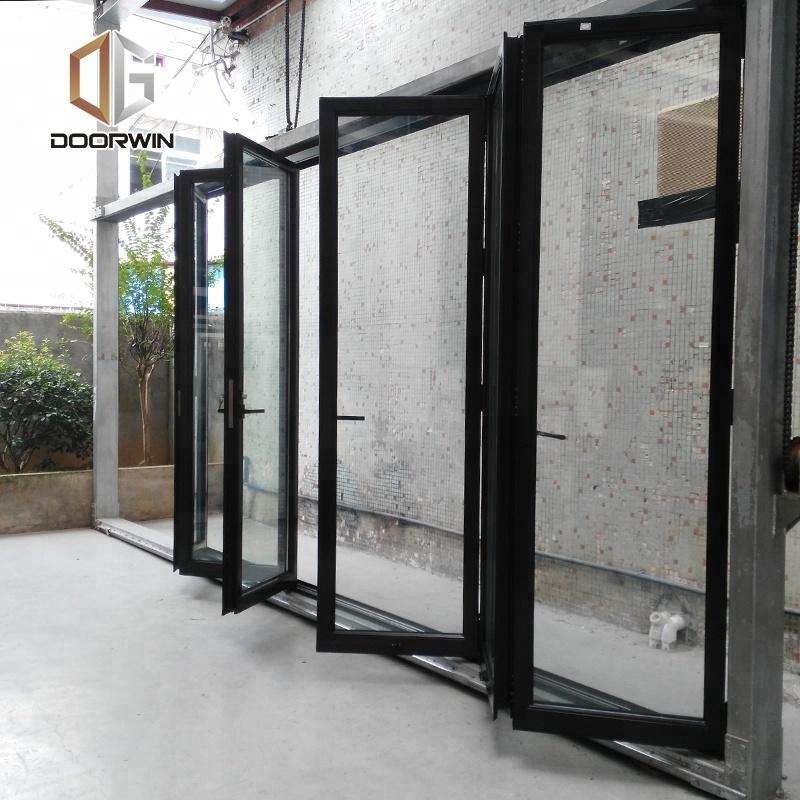 DOORWIN 2021Metal accordion doors aluminium alloy interior glass door low-e casement with side-light by Doorwin on Alibaba