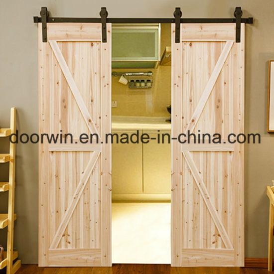DOORWIN 2021Modern Interior Doors Sliding Closet Doors Wood Color Double K Type Barn Door - China Sliding Closet Doors, Modern Interior Doors