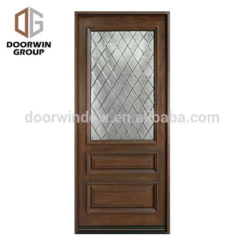 DOORWIN 2021Modern double front door designs side lite door entry french doors with side panels by Doorwin