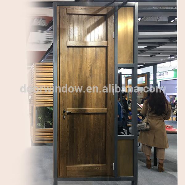 DOORWIN 2021Modern main gate designs oak and copper bronze composite entry door from Doorwin design by Doorwin