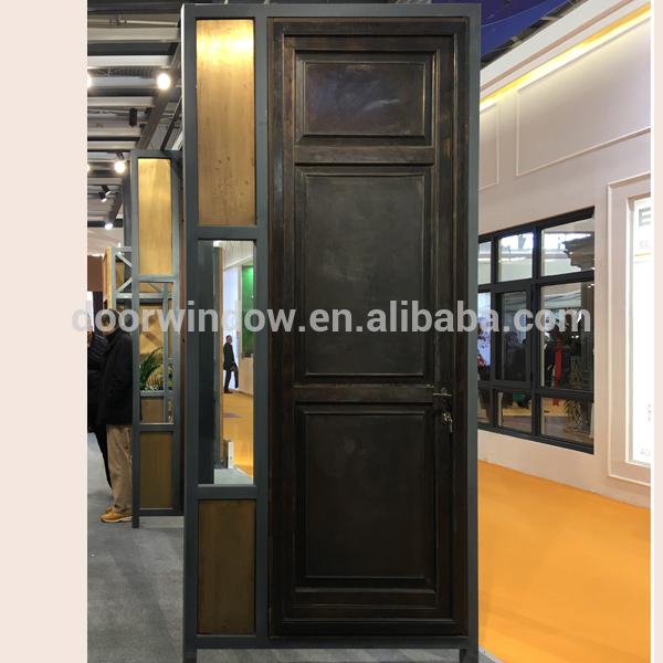 DOORWIN 2021Modern main gate designs oak and copper bronze composite entry door from Doorwin design by Doorwin