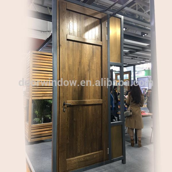 DOORWIN 2021Modern main gate designs oak and copper bronze composite entry door from Doorwin design by Doorwin