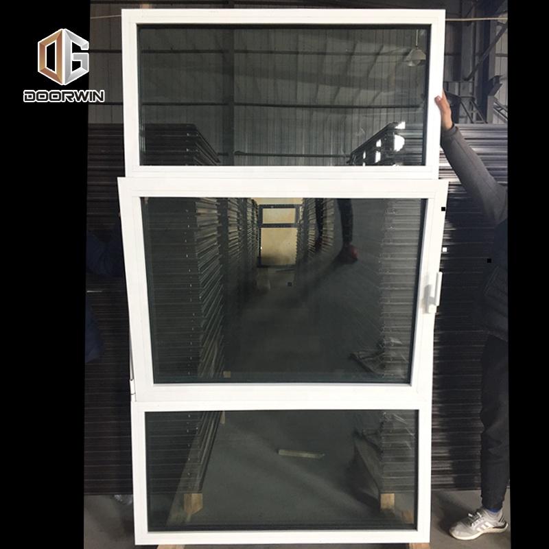 DOORWIN 2021Montreal best selling white black heat insulation aluminum window with Low-E glass