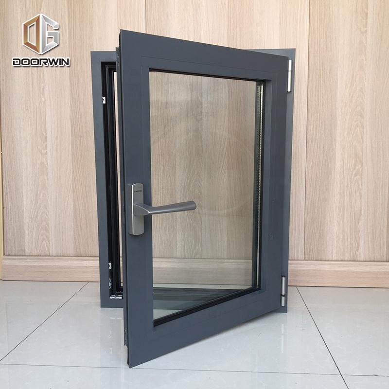 DOORWIN 2021Montreal hot sale high quality double glazed thermal insulated aluminum window NAMI